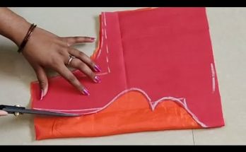 blouse back neck design cutting and stitching