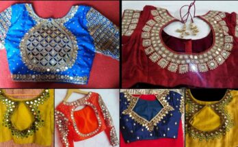 back neck blouse designs, back neck design, Back Neck Design For Blouse, back neck designs, beautiful trends, blouse design idea, blouse design images, Blouse designs, blouse designs using mirror work lace, latest blouse design, Latest blouse design images, latest mirror work blouse designs, mirror work, mirror work blouse designs, mirror work maggam designs, mirror work saree blouse design, neck designs