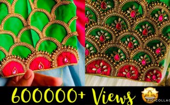 heavy bridal blouse designs, maggam work blouse designs, blouse designs