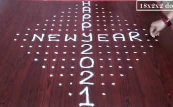 New Year Rangoli Designs