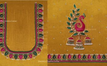 aari work blouse designs, Blouse designs, blousedesigns.co.in, Maggam work blouse designs, patch work blouse designs, ready made blouse with maggam work designs