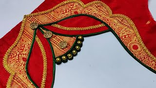 back neck designs for blouse designs, Blouse designs, blouse making, blouse stitching, cutting and stitching, cutting and stitching blouse designs, design blouse making, design blouse tailoring tutorial, patchwork blouse designs